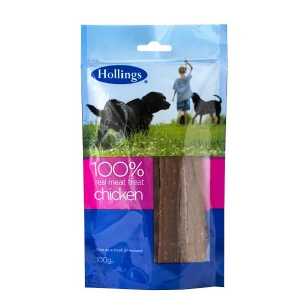 HOLLINGS MEAT TREAT CHICKEN 100G