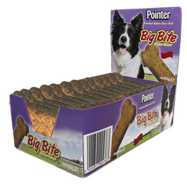 POINTER BIG BITE BISCUIT CHICK 100G