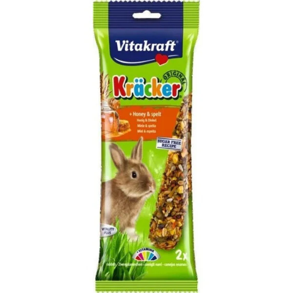 VITAKRAFT RABBIT HONEY SPELT 2PK