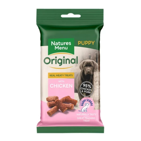 NATURES MENU PUPPY TREATS CHIC 60G