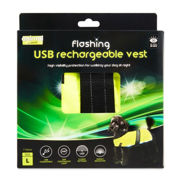 FLASH SAFE USB VEST YELL LARGE | Torne Valley