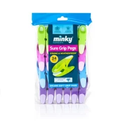 MINKY SURE GRIP PEGS PK 24