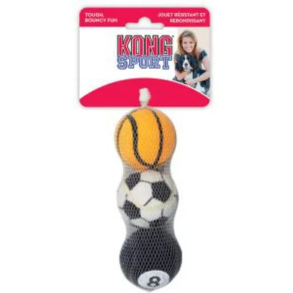 KONG SPORTS BALL 3PK MEDIUM