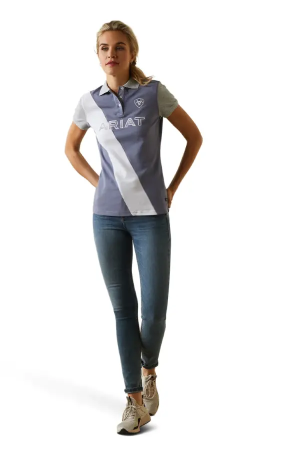 ARIAT WOMENS POLO SHIRT DUSKY
