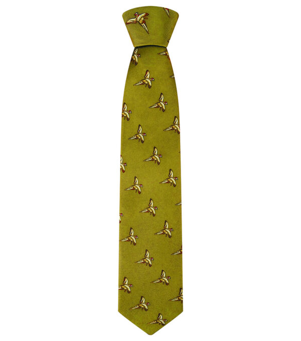 HOGGS OF FIFE SILK COUNTRY TIE GOLD | Torne Valley