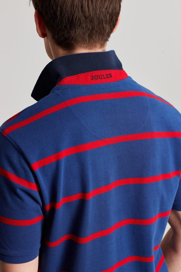 JOULES FILBERT POLO SHIRT RED STRIPE | Torne Valley