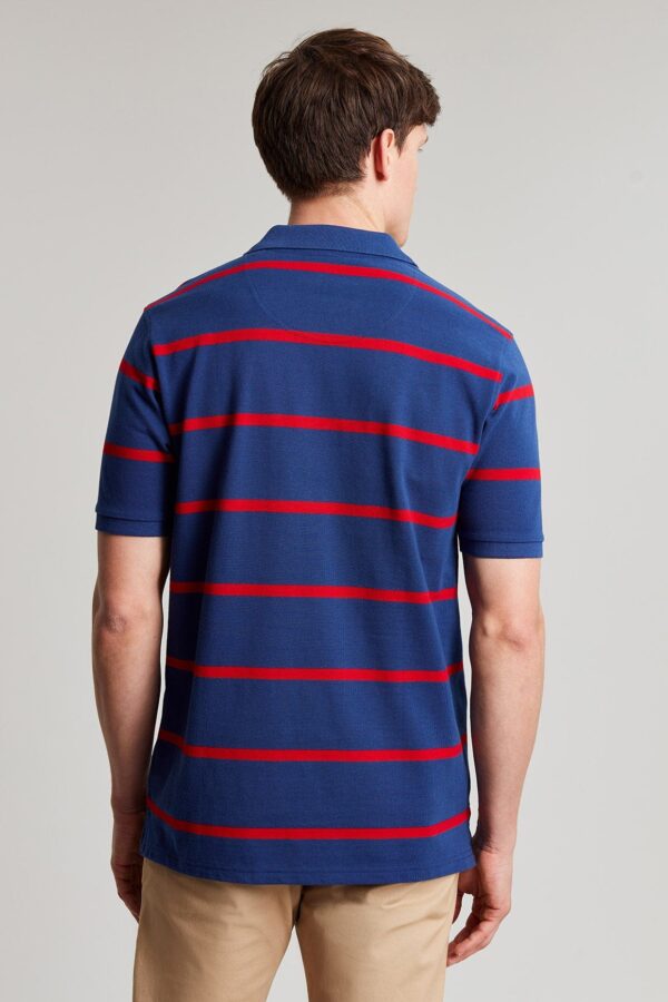 JOULES FILBERT POLO SHIRT RED STRIPE | Torne Valley