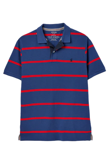JOULES FILBERT POLO SHIRT RED STRIPE | Torne Valley