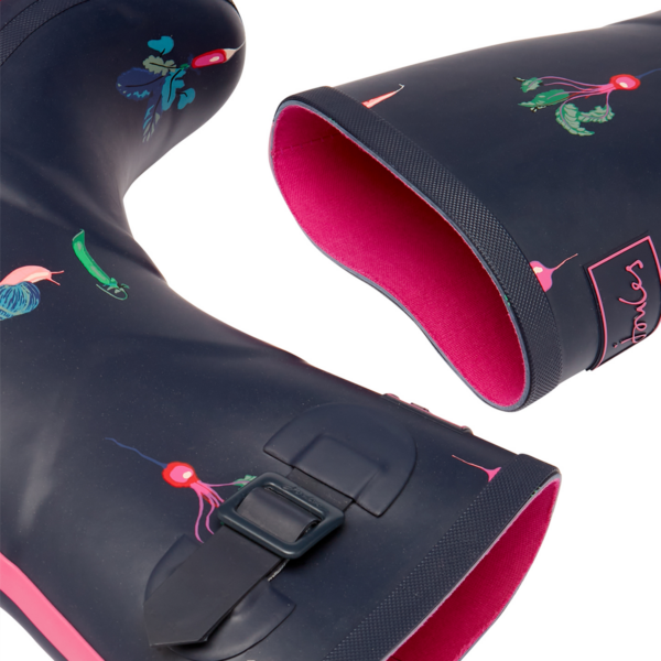 JOULES MOLLY WELLY NAVY VEG PATTERN - Image 3