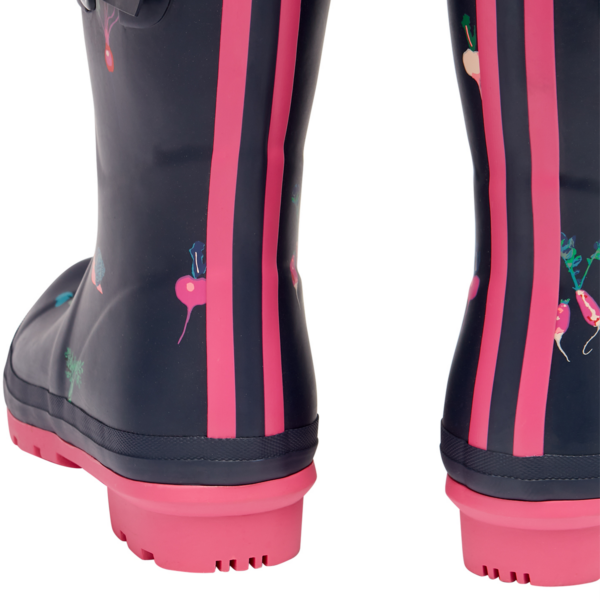 JOULES MOLLY WELLY NAVY VEG PATTERN | Torne Valley