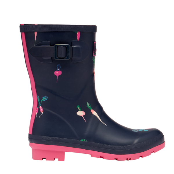 JOULES MOLLY WELLY NAVY VEG PATTERN | Torne Valley