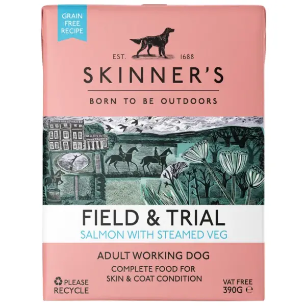 SKINNERS ADULT SALMON & VEG 390G | Torne Valley