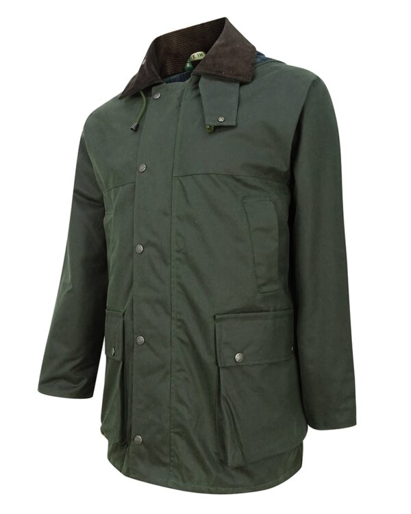 HOGGS WAX JACKET PADDED OLIVE | Torne Valley