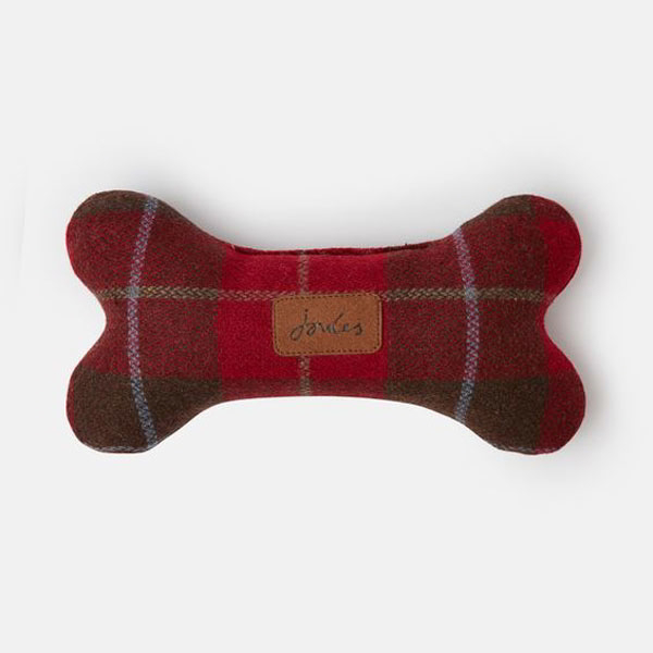 JOULES PLUSH NAVY RED TWEED | Torne Valley