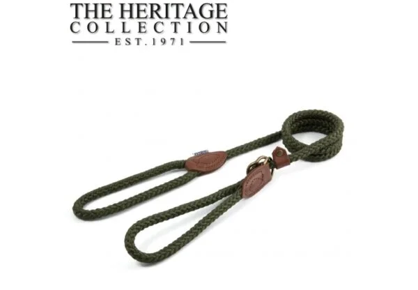 HERITAGE ROPE SLIP & CONTROL LEAD GREEN 1.5MX12MM