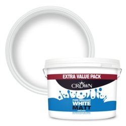 PAINT CROWN PURE BRILLIANT WHITE MATT 7.5L | Torne Valley