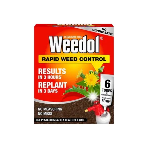 WEEDOL Rapid Weed Control - 6 Tubes