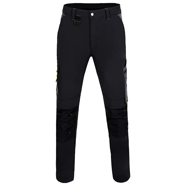 Beeswift Flex Two-tone Work Trousers Black/Grey - Image 2