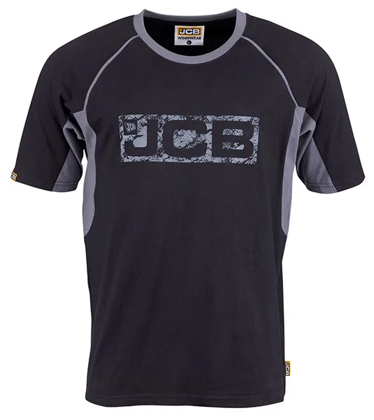 JCB Trade T-Shirt Black/Grey