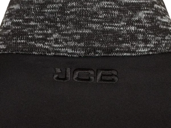 JCB Trade Essington II Full Zip Grey Knitted Jumper - Image 6