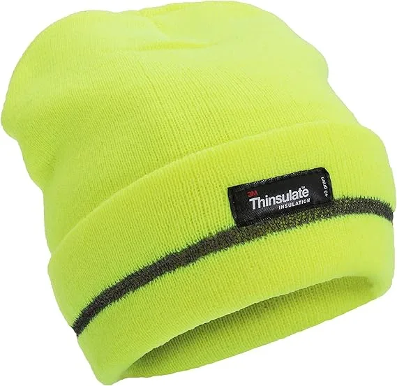 ProClimate Unisex Hi-Vis Reflective Beanie Hat