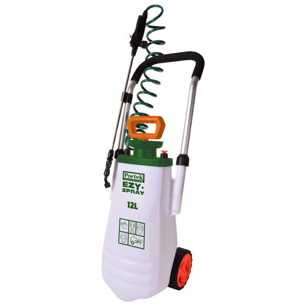 Portek EZY Spray 12L Wheeled Pressure Sprayer