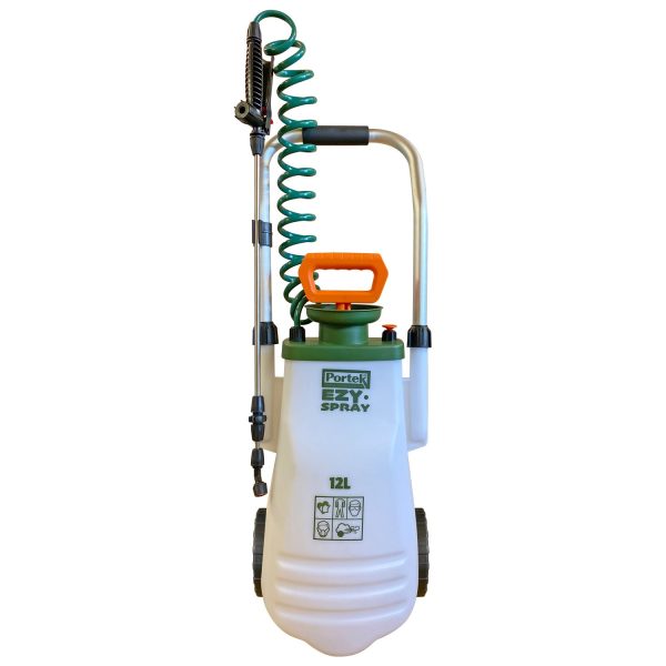 Portek EZY Spray 12L Wheeled Pressure Sprayer