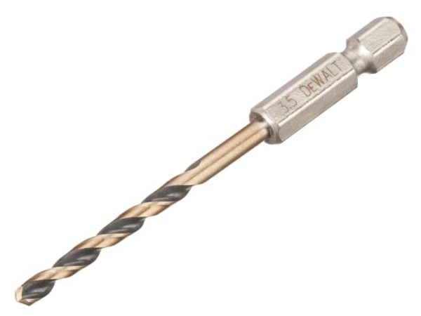 DeWalt BLACK&GOLD Hex HSS-G Drill Bit 3.5mm