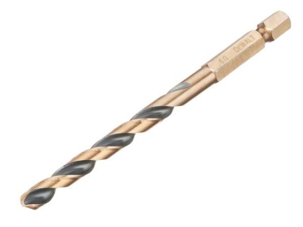 DeWalt BLACK&GOLD Hex HSS-G Drill Bit 6.0mm