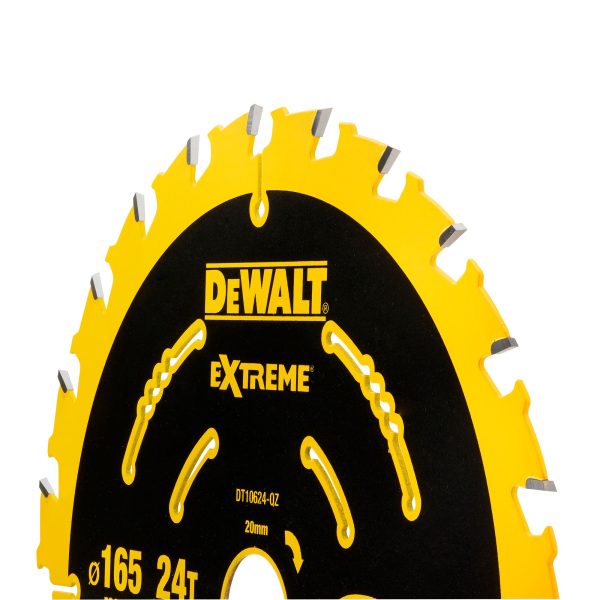 DeWalt ELITE Series Framing Circular Saw Blade 165 x 20mm x 24T
