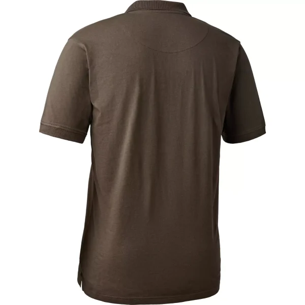 Deerhunter Christian Polo Shirt - Brown Leaf