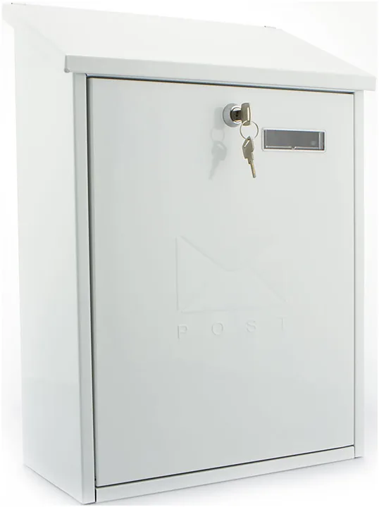 Burg Wachter Grand Post Box - Grand White MB04