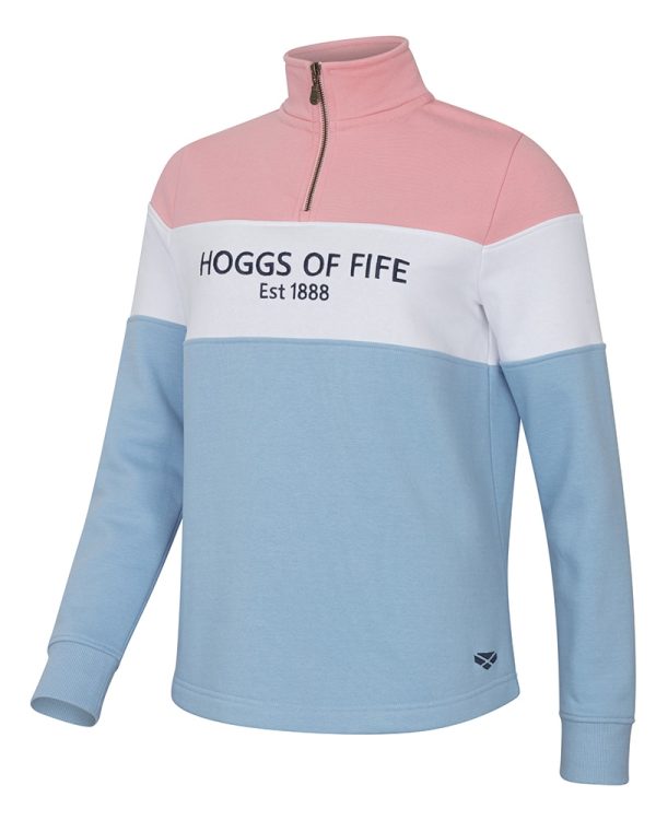 Hoggs of Fife Dumfries Ladies Sweatshirt - Pink