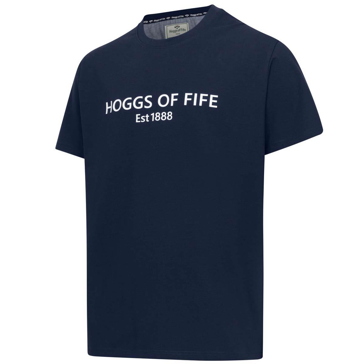 Hoggs of Fife Printed T-Shirt - Navy