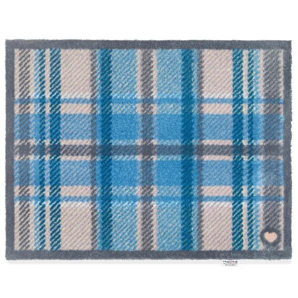 Hug Rug Tartan Blue 65x85cm