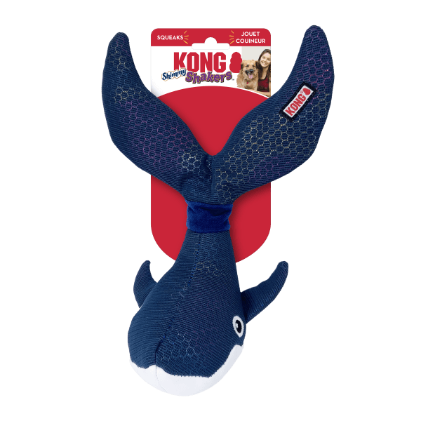 KONG Shakes Shimmy Whale Medium