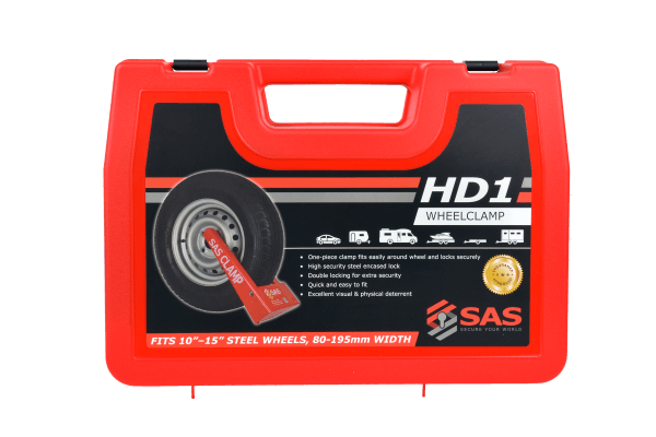 SAS HD1 Heavy-Duty Wheelclamp with Case