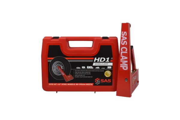 SAS HD1 Heavy-Duty Wheelclamp with Case