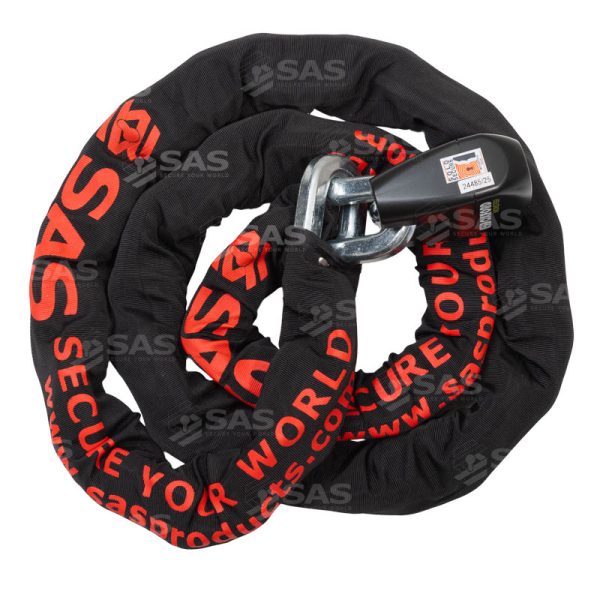 SAS Heavy Duty 2000 x 14mm Square Shackle Chain & Monster Padlock