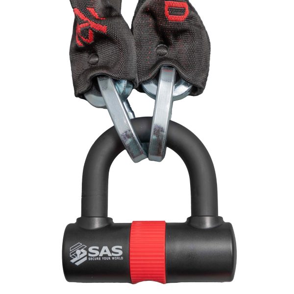 SAS Heavy-Duty 10mm Square Shackle Chain and Padlock