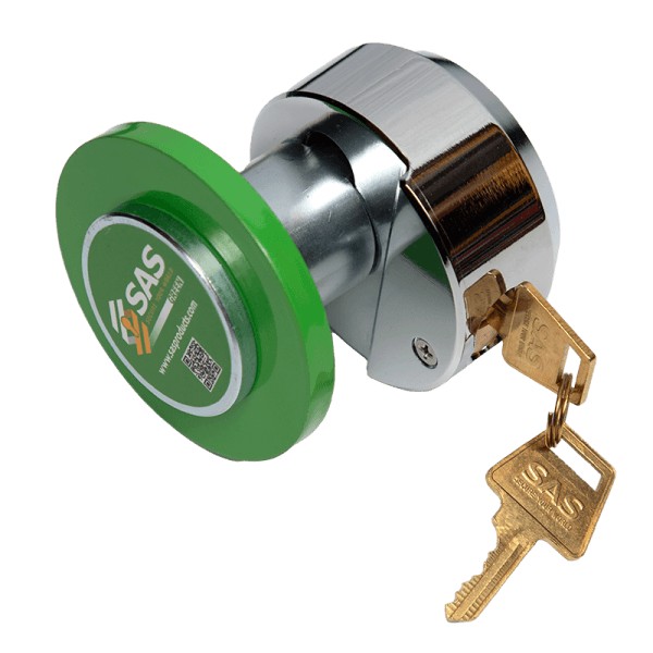 SAS GREEN iLOCK Eye Lock, with Padlock