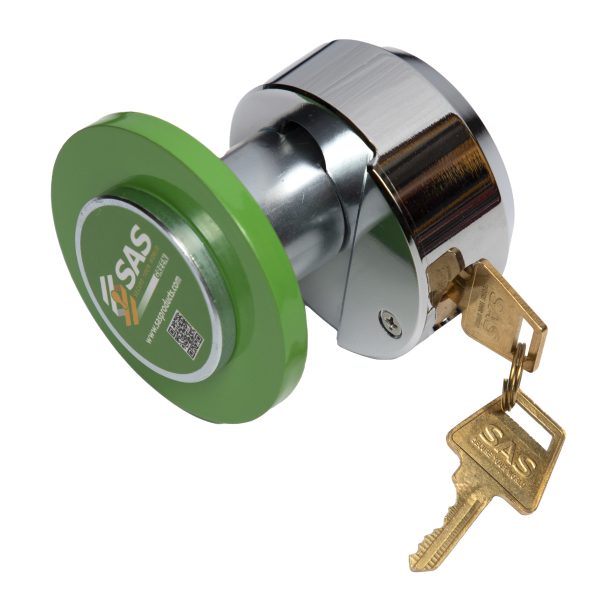 SAS GREEN iLOCK Eye Lock, with Padlock