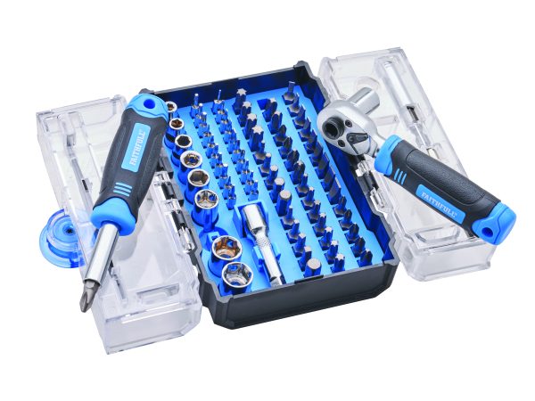 Faithfull 78 Piece Screwdriver Bit & Socket Set