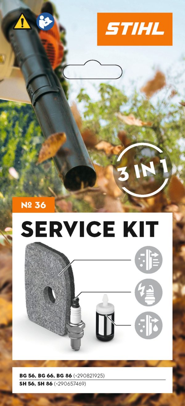 STIHL Service Kit 36: For BG 56, BG 66, BG 86*, SH 56 and SH 86*
