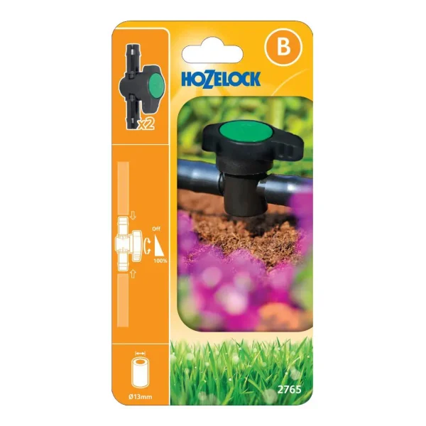 Hozelock Flow Control Valves 13mm PK2
