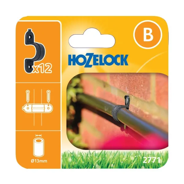 Hozelock Saddle Clamps 13mm 12PK