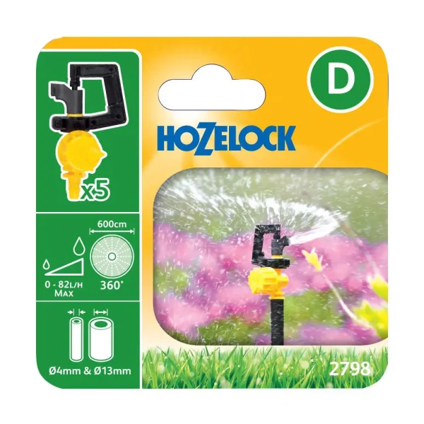Hozelock 360° Vari Rotor Spray™ Adjustable Sprinkler PK5