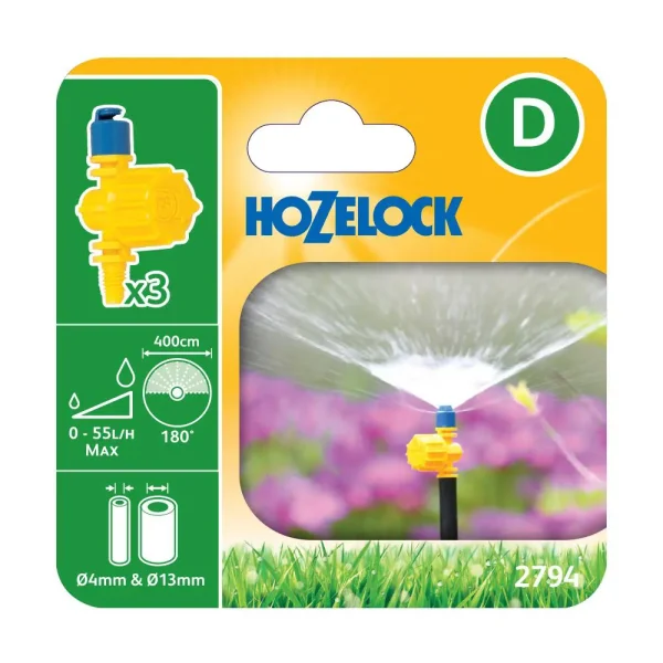 Hozelock 180º Vari-Jets Adjustable PK3
