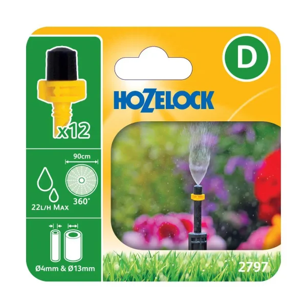 Hozelock 360° Mist Micro Spray Jet PK12