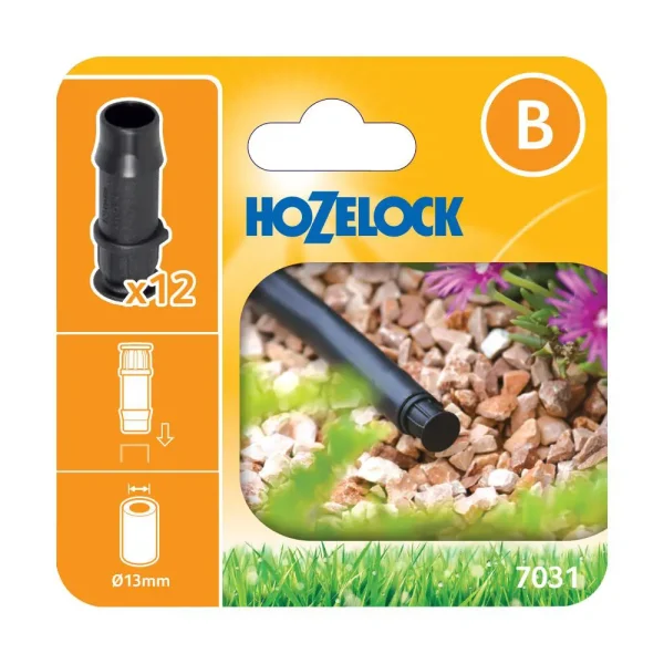 Hozelock End Caps 13mm PK12